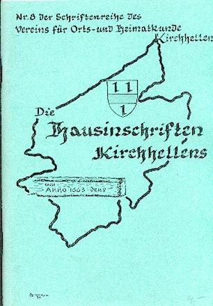 Titelseite 'Die Hausinschriften Kirchhellens'